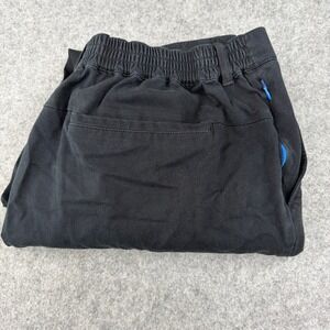 Mugsy Pants Mens XXL Black Travelers Lounge J6TNBC Jogger Chinos Stretch 40x30